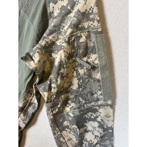 Army Combat Shirt Flame Resistant Size Medium Team Soldier Camo Tactical Long - Picture 6 of 11